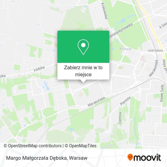 Mapa Margo Małgorzata Dębska