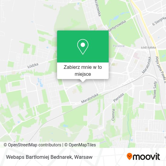 Mapa Webaps Bartłomiej Bednarek