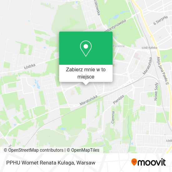 Mapa PPHU Wornet Renata Kułaga