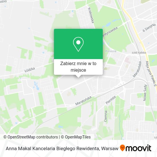 Mapa Anna Makal Kancelaria Biegłego Rewidenta