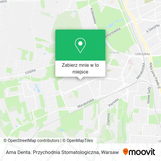 Mapa Ama Denta. Przychodnia Stomatologiczna