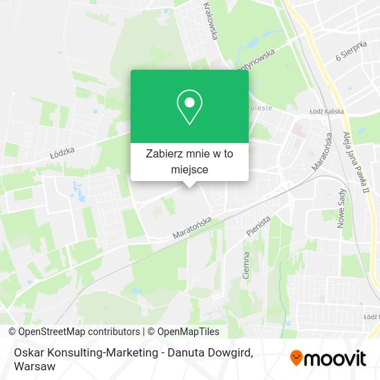 Mapa Oskar Konsulting-Marketing - Danuta Dowgird