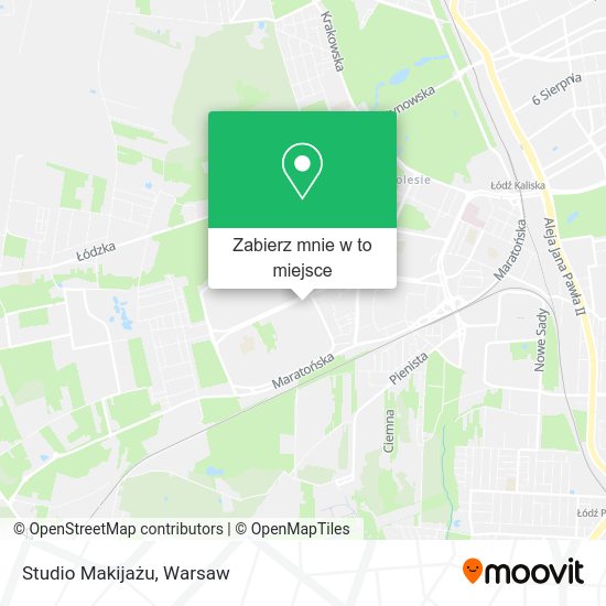 Mapa Studio Makijażu