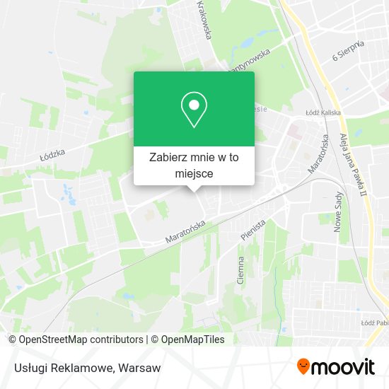 Mapa Usługi Reklamowe