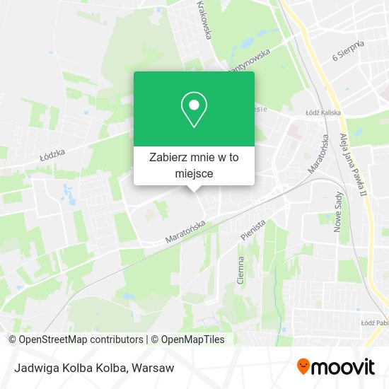 Mapa Jadwiga Kolba Kolba