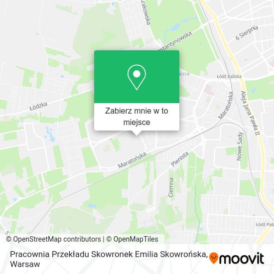 Mapa Pracownia Przekładu Skowronek Emilia Skowrońska