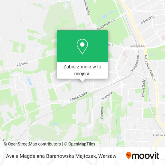 Mapa Avela Magdalena Baranowska Majtczak