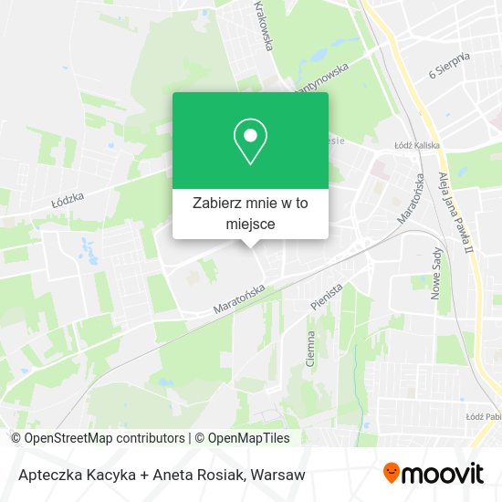 Mapa Apteczka Kacyka + Aneta Rosiak