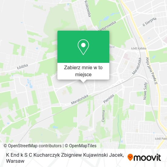 Mapa K End k S C Kucharczyk Zbigniew Kujawinski Jacek