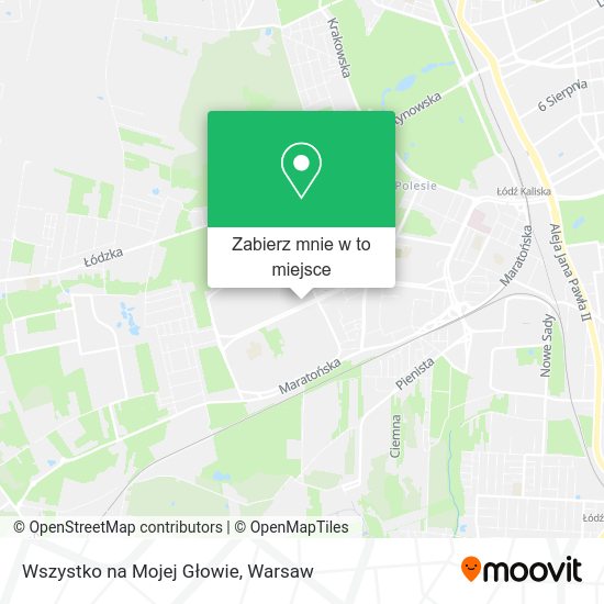 Mapa Wszystko na Mojej Głowie