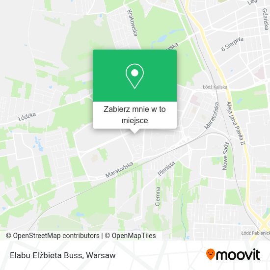 Mapa Elabu Elżbieta Buss