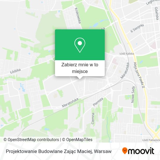 Mapa Projektowanie Budowlane Zając Maciej