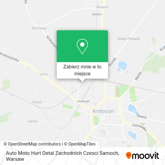 Mapa Auto Moto Hurt Detal Zachodnich Czesci Samoch