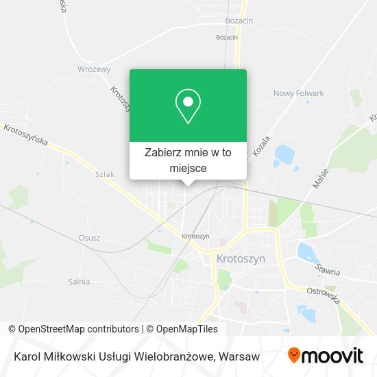 Mapa Karol Miłkowski Usługi Wielobranżowe