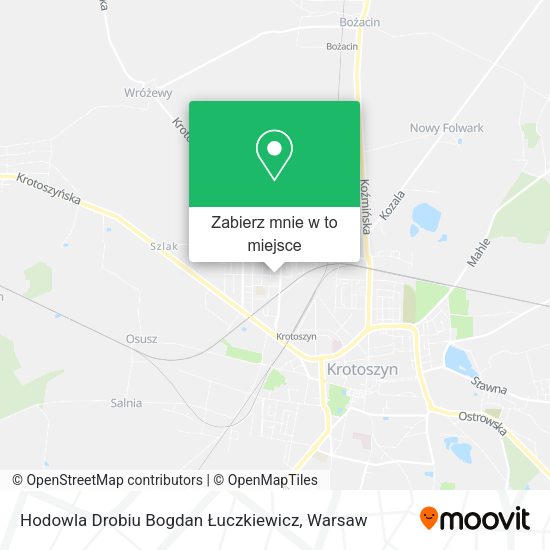 Mapa Hodowla Drobiu Bogdan Łuczkiewicz