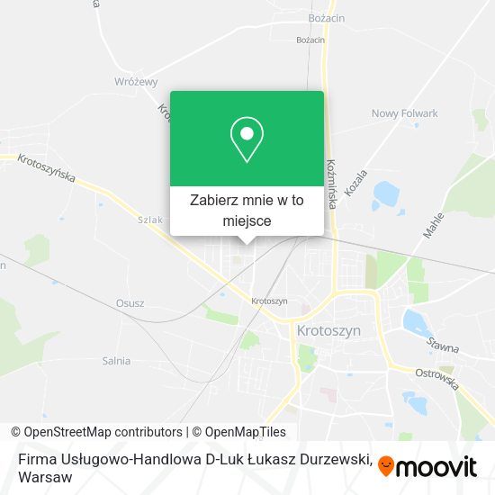 Mapa Firma Usługowo-Handlowa D-Luk Łukasz Durzewski