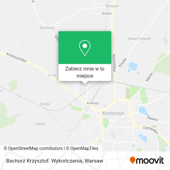 Mapa Bachorz Krzysztof. Wykończenia