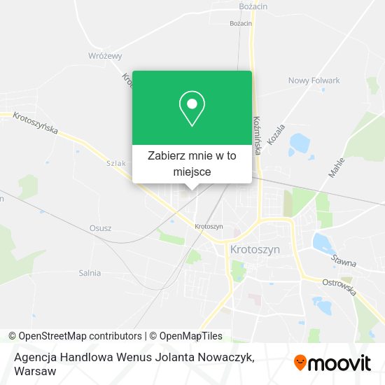 Mapa Agencja Handlowa Wenus Jolanta Nowaczyk