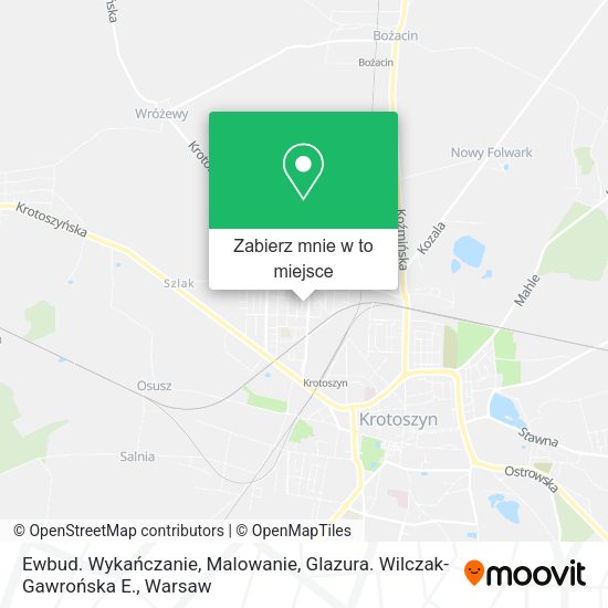 Mapa Ewbud. Wykańczanie, Malowanie, Glazura. Wilczak-Gawrońska E.