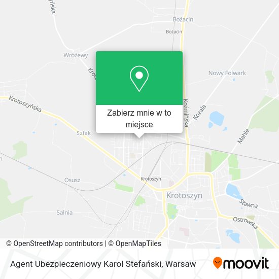 Mapa Agent Ubezpieczeniowy Karol Stefański