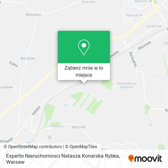 Mapa Experto Nieruchomosci Natasza Konarska Rybka