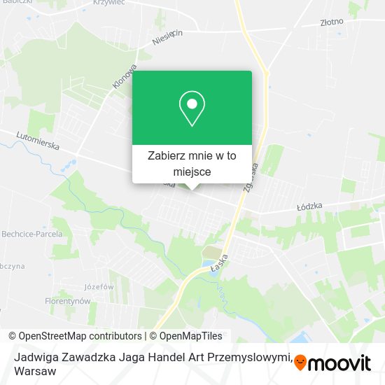 Mapa Jadwiga Zawadzka Jaga Handel Art Przemyslowymi