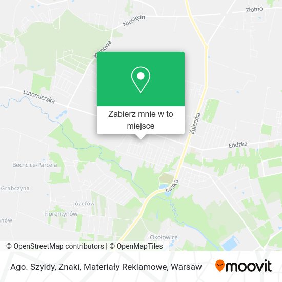 Mapa Ago. Szyldy, Znaki, Materiały Reklamowe