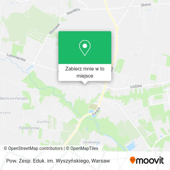 Mapa Pow. Zesp. Eduk. im. Wyszyńskiego