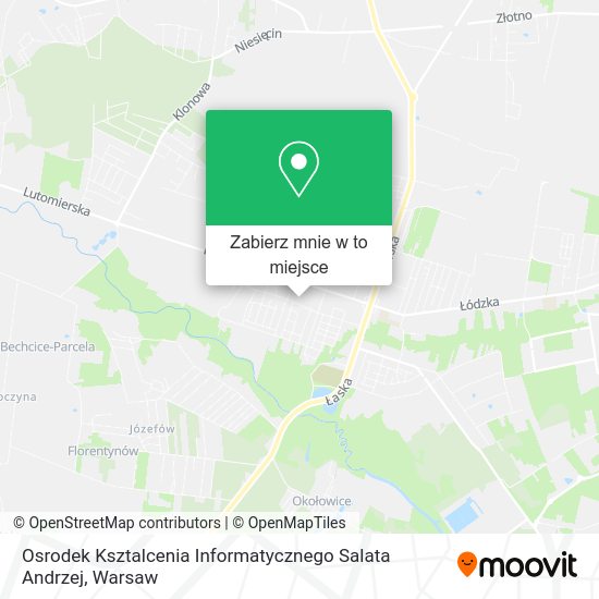 Mapa Osrodek Ksztalcenia Informatycznego Salata Andrzej