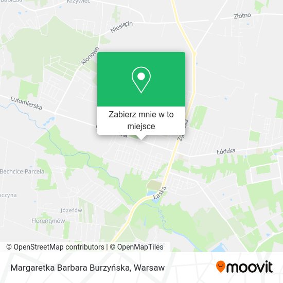 Mapa Margaretka Barbara Burzyńska