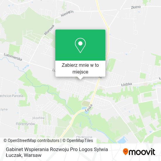 Mapa Gabinet Wspierania Rozwoju Pro Logos Sylwia Łuczak