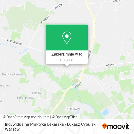 Mapa Indywidualna Praktyka Lekarska - Łukasz Cybulski