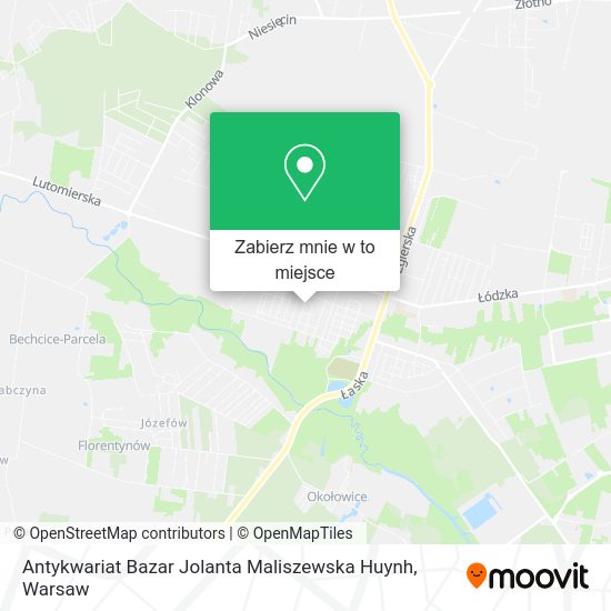 Mapa Antykwariat Bazar Jolanta Maliszewska Huynh