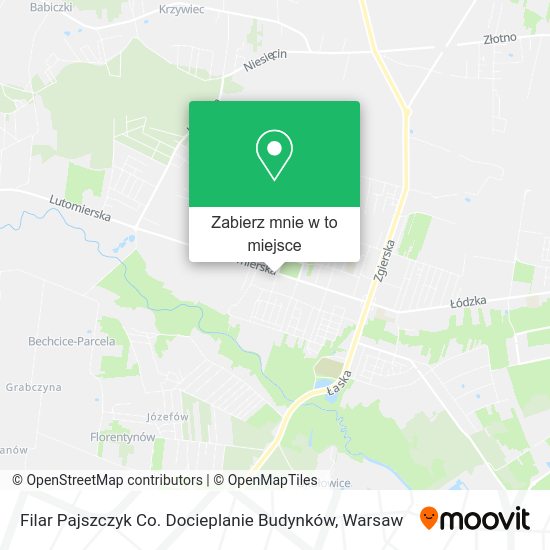 Mapa Filar Pajszczyk Co. Docieplanie Budynków