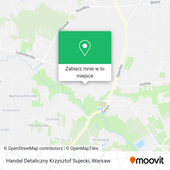 Mapa Handel Detaliczny Krzysztof Sujecki