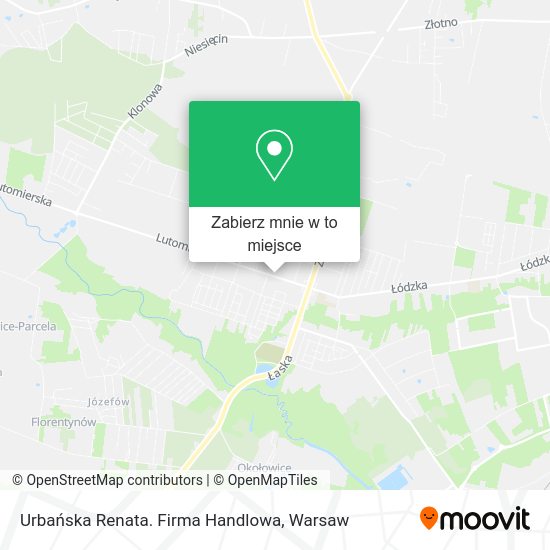 Mapa Urbańska Renata. Firma Handlowa