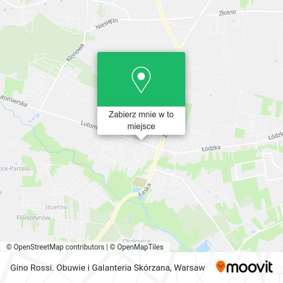 Mapa Gino Rossi. Obuwie i Galanteria Skórzana