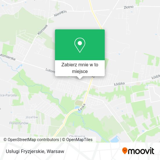 Mapa Usługi Fryzjerskie