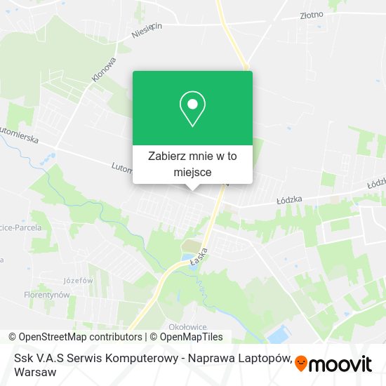 Mapa Ssk V.A.S Serwis Komputerowy - Naprawa Laptopów