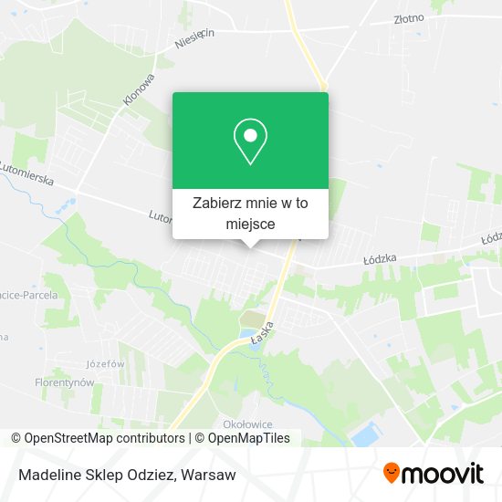 Mapa Madeline Sklep Odziez