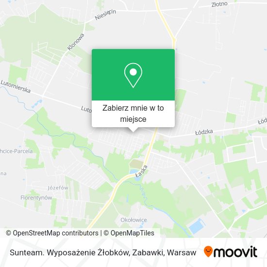 Mapa Sunteam. Wyposażenie Żłobków, Zabawki