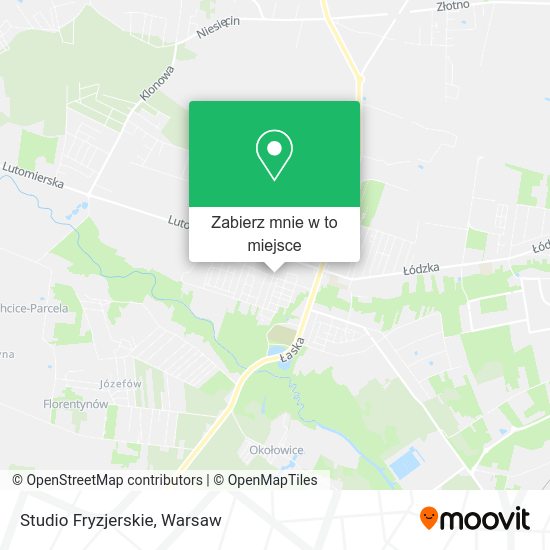 Mapa Studio Fryzjerskie