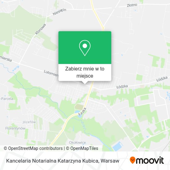 Mapa Kancelaria Notarialna Katarzyna Kubica