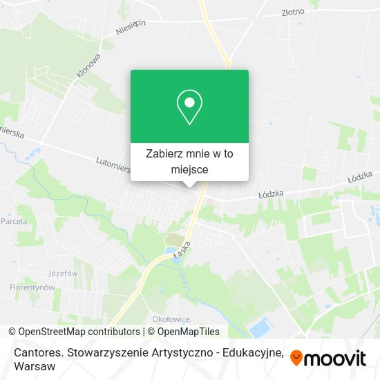 Mapa Cantores. Stowarzyszenie Artystyczno - Edukacyjne