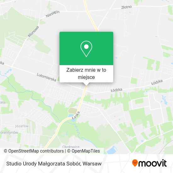 Mapa Studio Urody Małgorzata Sobór