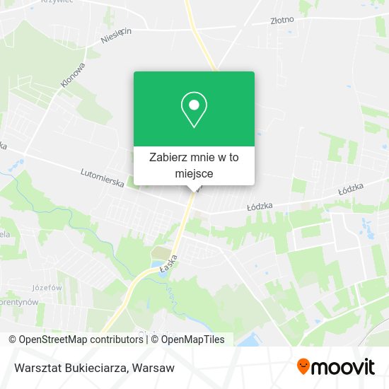 Mapa Warsztat Bukieciarza