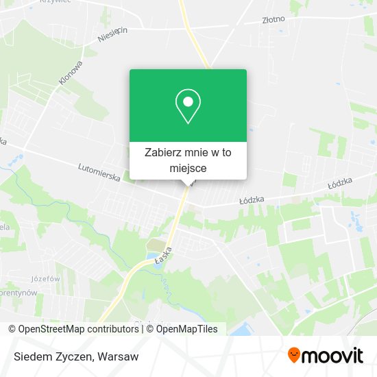 Mapa Siedem Zyczen