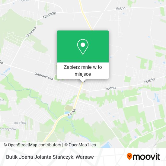 Mapa Butik Joana Jolanta Stańczyk