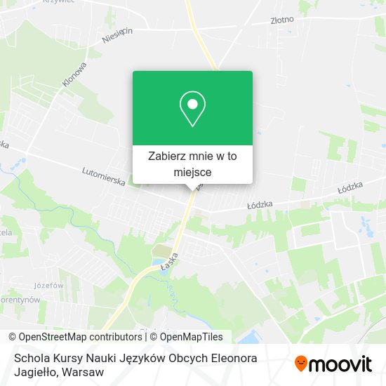 Mapa Schola Kursy Nauki Języków Obcych Eleonora Jagiełło