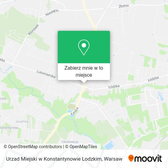 Mapa Urzad Miejski w Konstantynowie Lodzkim